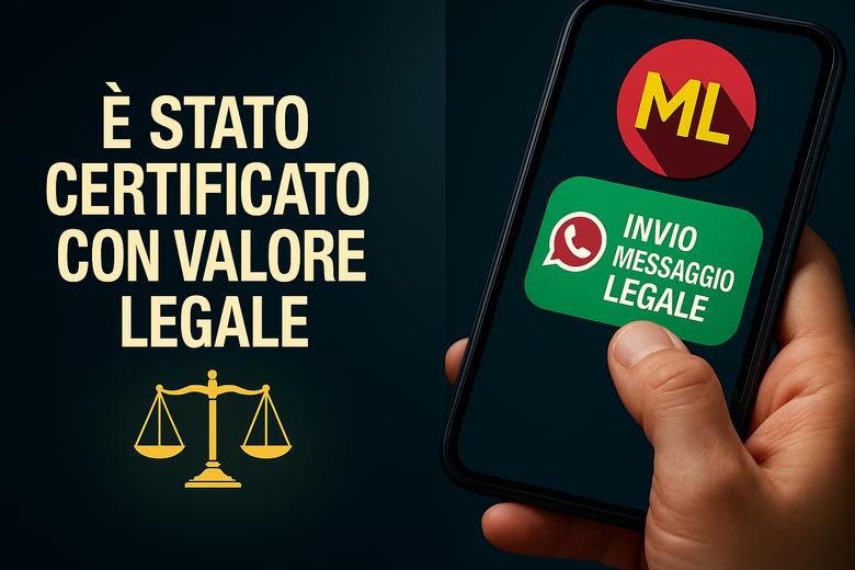APP “Messaggi legali”: certifica le tue comunicazioni WhatsApp con valore probatorio