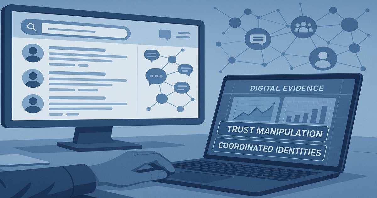 Dalla SEO tecnica alla manipolazione strutturata del consenso digitale